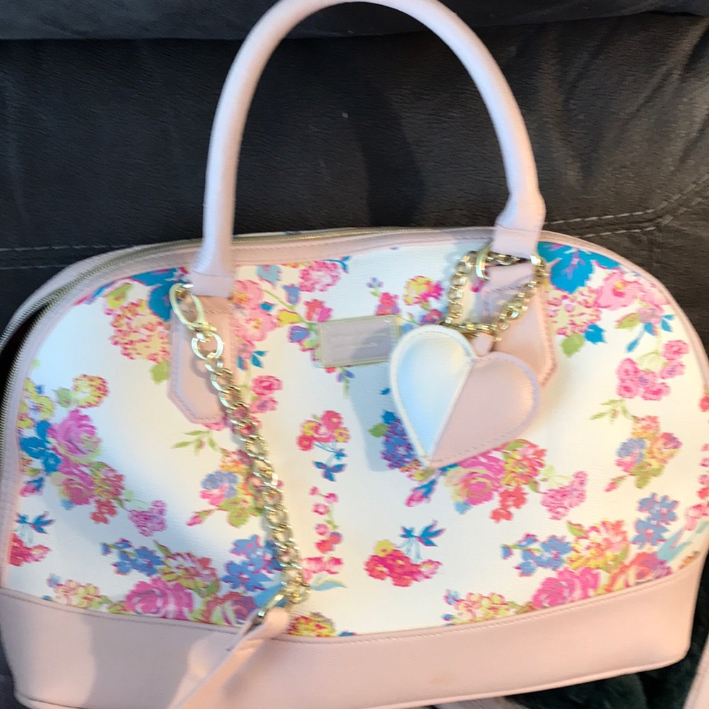 Bet set Johnson spring floral purse nwot